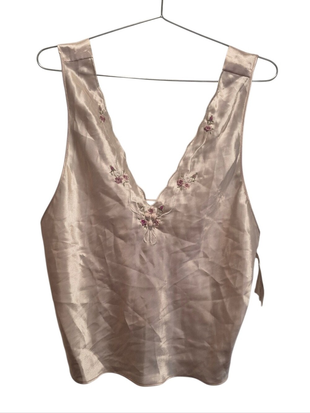 Vintage Camisole Peacy Size Large Gilligan O'malley Intimate Delicate Y2K Pink